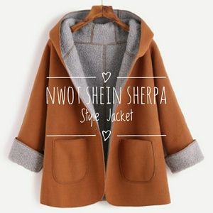 Sherpa Style Camel Jacket